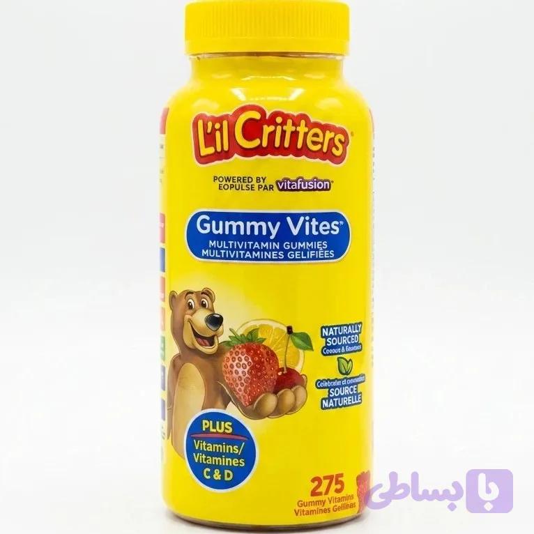 پاستیل مولتی ویتامین کودکان لیل کریترز Gummy Vites 275 عددی
