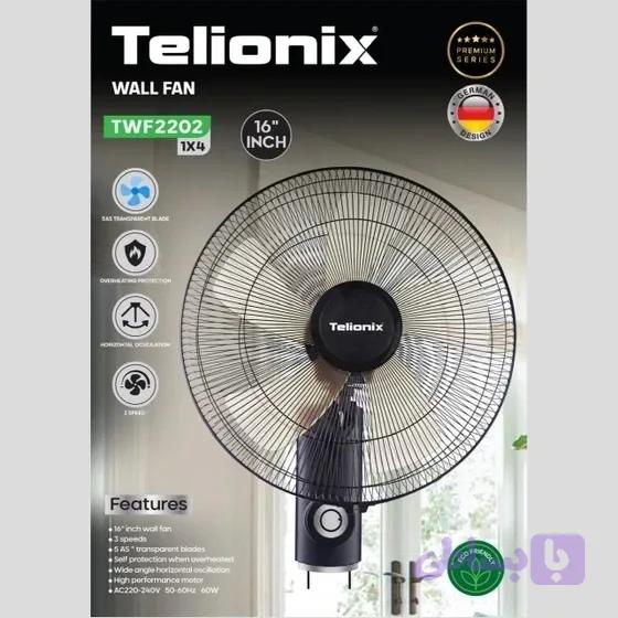 پنکه دیواری تلیونیکس مدل TWF2202