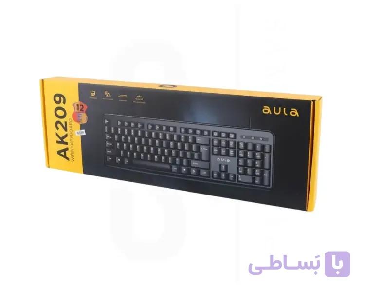 کیبورد سیمی AULA مدل AK209 — تصویر 1