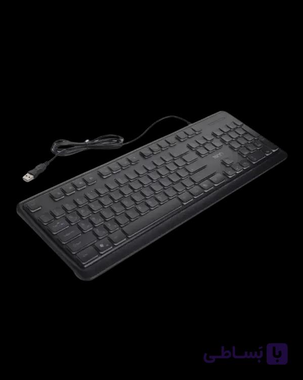 کیبورد سیم دار بک لایت RGB تسکو مدل TK 8049 — تصویر 1
