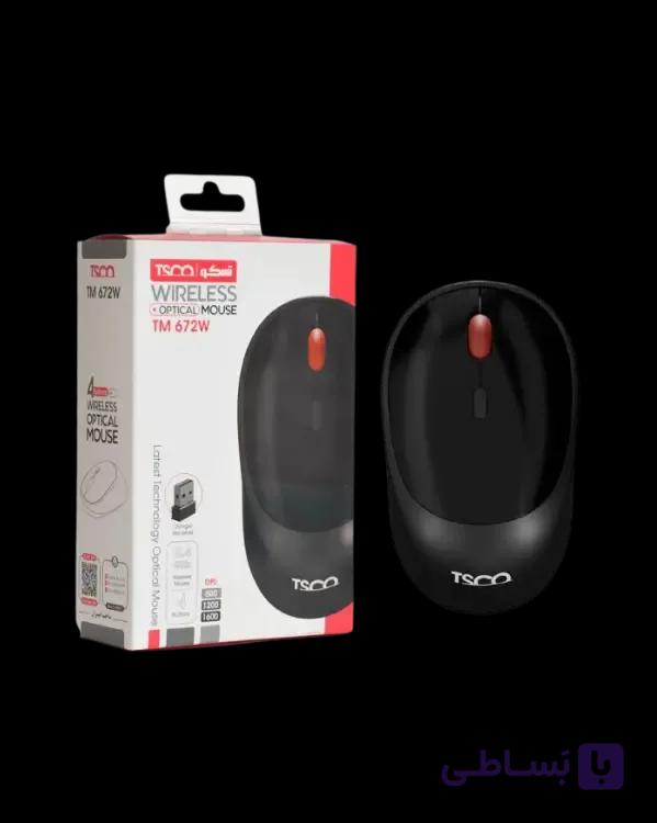 ماوس بی سیم تسکو مدل TSCO TM 672W — تصویر 1