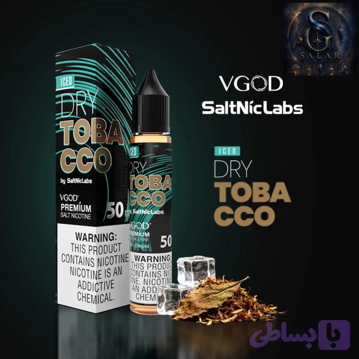 سالت ویگاد اورجینال تنباکو خشک(سیگار)همراه با کمی یخ/VGOD DRY TOBACCO ICE
