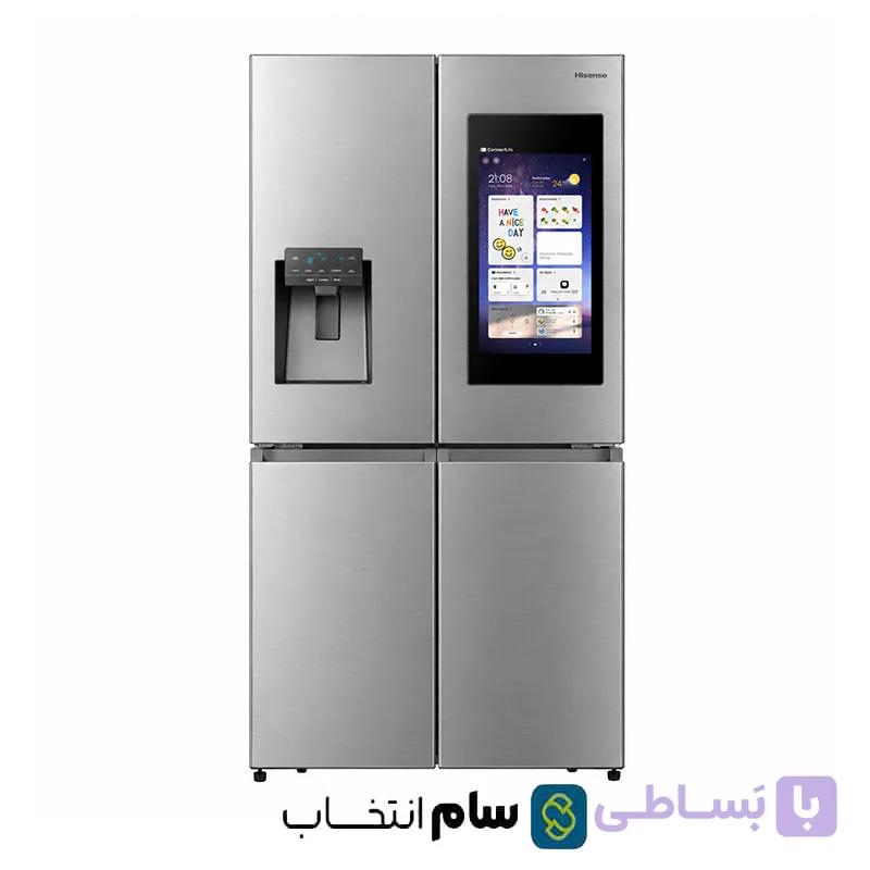 یخچال ساید بای ساید 34 فوت هایسنس مدل BCD-522S — تصویر 1