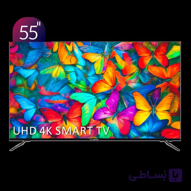 تلویزیون UHD 4K هوشمند ایکس ویژن سری 7 مدل XCU765 سایز 55 اینچ — تصویر 1