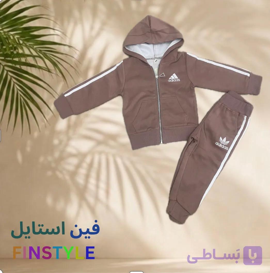 ست سویشرت کلاه دار و شلوار طرح آدیداس وارداتی