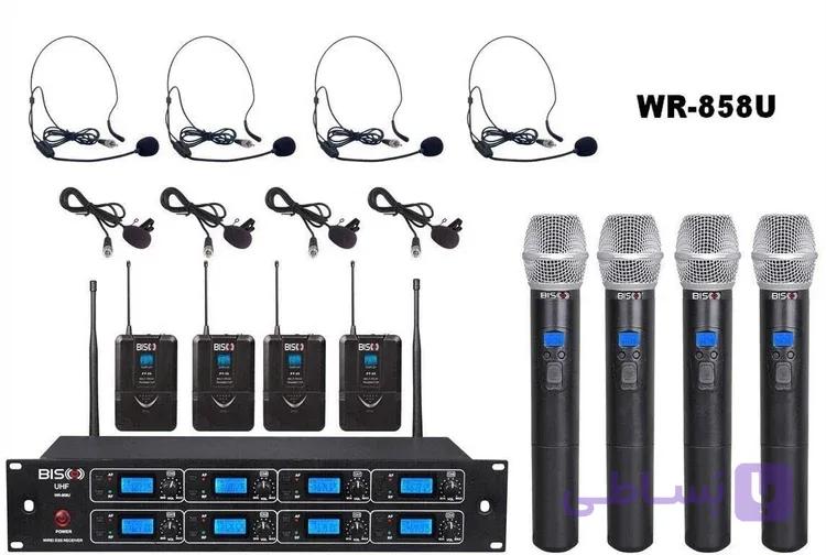 میکروفون بی‌سیم BISCO دیجیتالی WR-858U