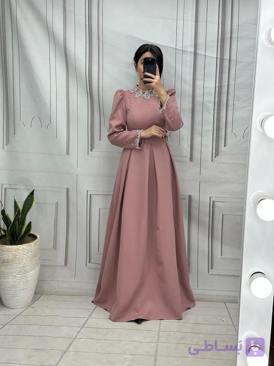 پیراهن ماکسی مجلسی مدل حنا