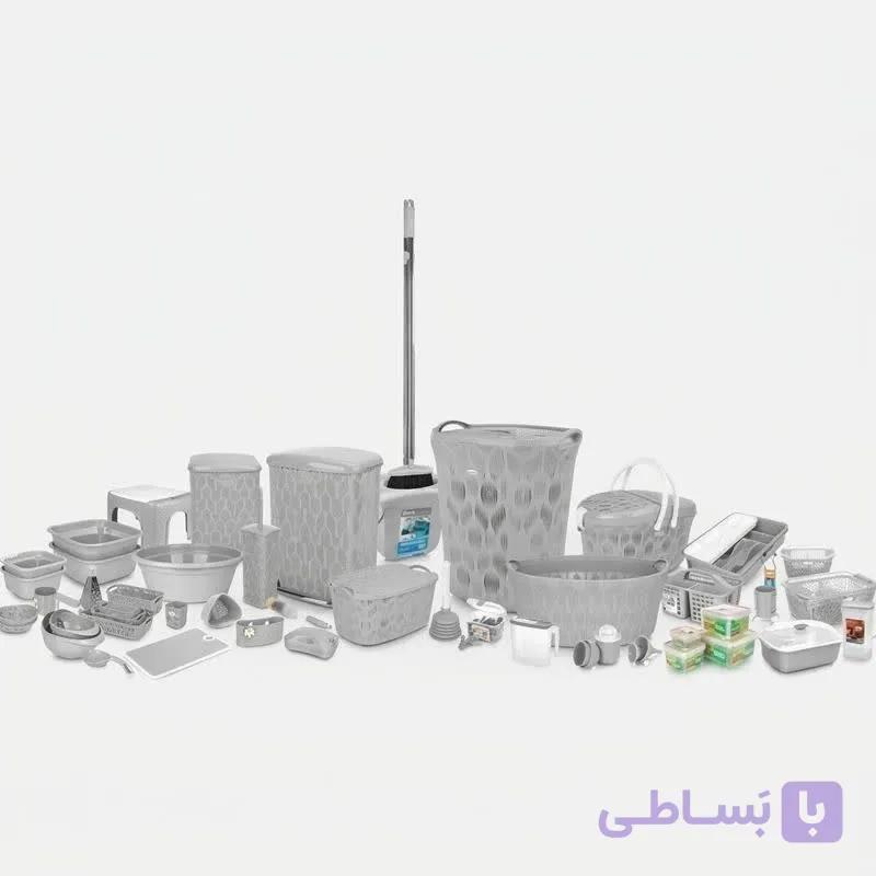 سرویس جهیزیه ۸۳ پارچه هوم کت مدل فلورا