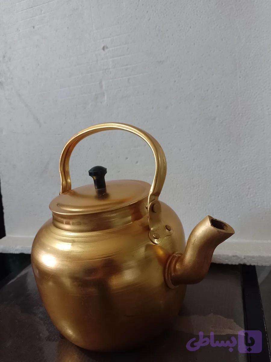 کتری روحی 3 لیتر طلایی
