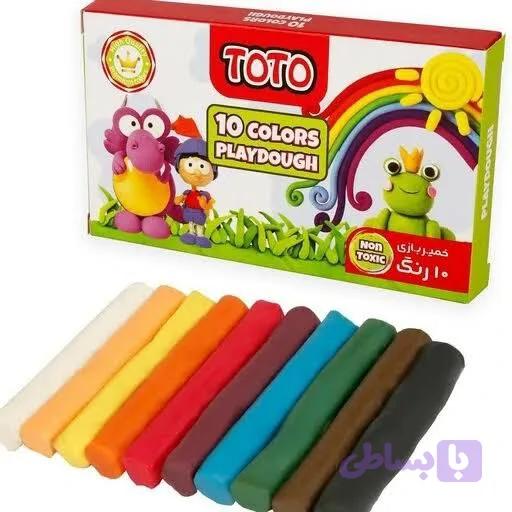 خمیر بازی 10رنگ توتو