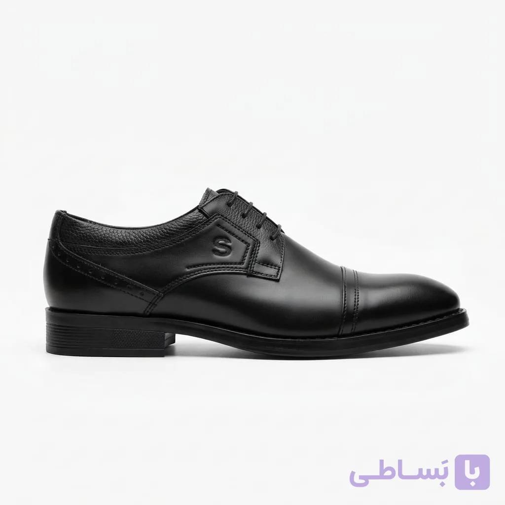 کفش رسمی مردانه سروش چرم طبیعی | اداری و مجلسی بندی