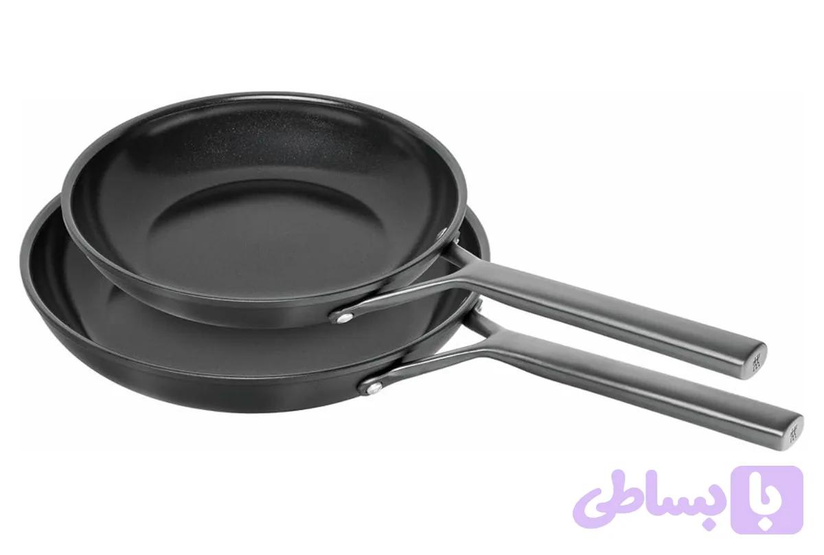 ست تابه دوتایی زولینگ میلانو مشکی | ZWILLING MILANO 2-Piece Frying Pan Set Black