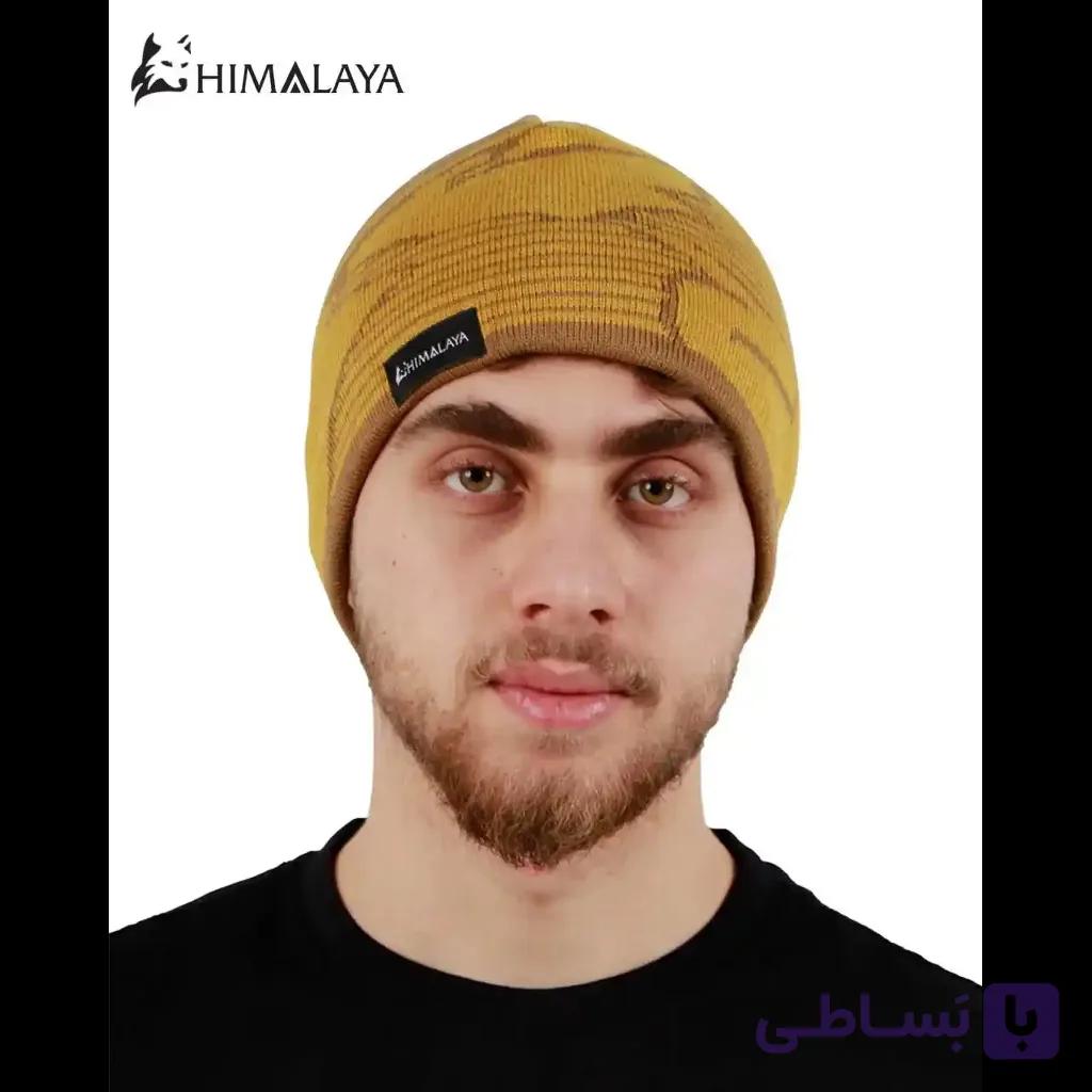 کلاه بافت داخل پلار طرح کوه هیمالیا — تصویر 1