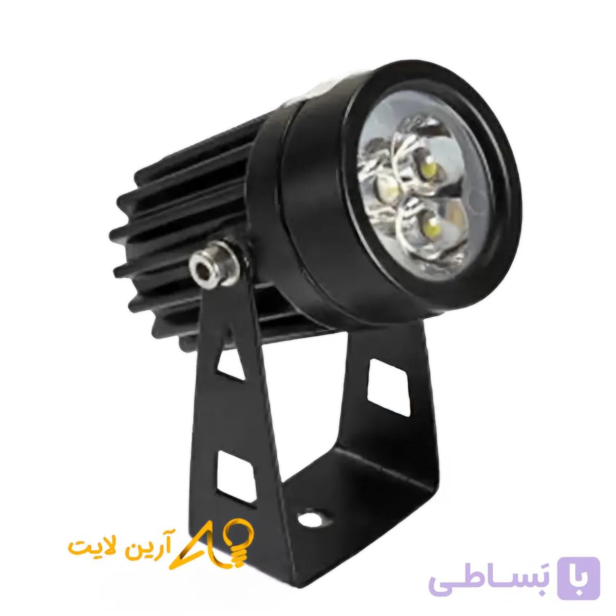 چراغ چمنی 3 وات بدنه الومینیوم