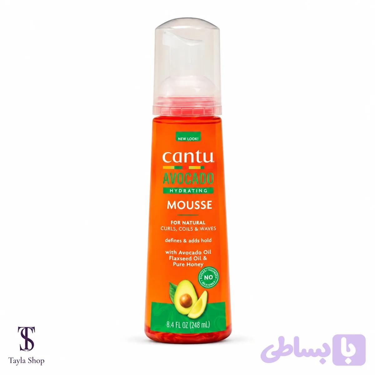 موس حالت‌دهنده آووکادو کنتو Cantu Avocado Hydrating Mousse — تصویر 1