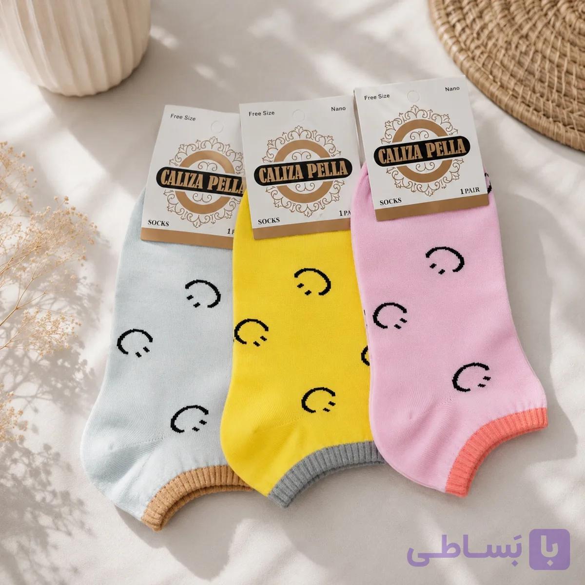 جوراب مچی طرح لبخند | نرم، راحت و مناسب استفاده روزانه