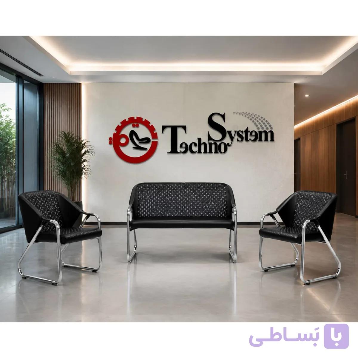 نیم ست اداری آنتیک کروم P50-C تکنوسیستم — تصویر 1