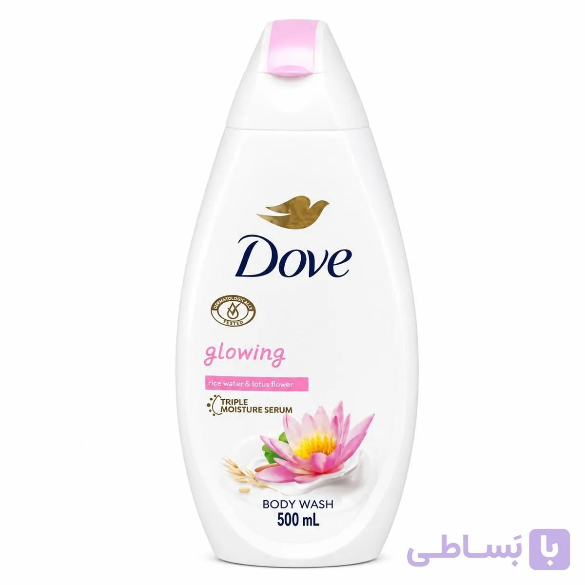 شامپو بدن داو گل لوتوس و برنج ۵۰۰ میل