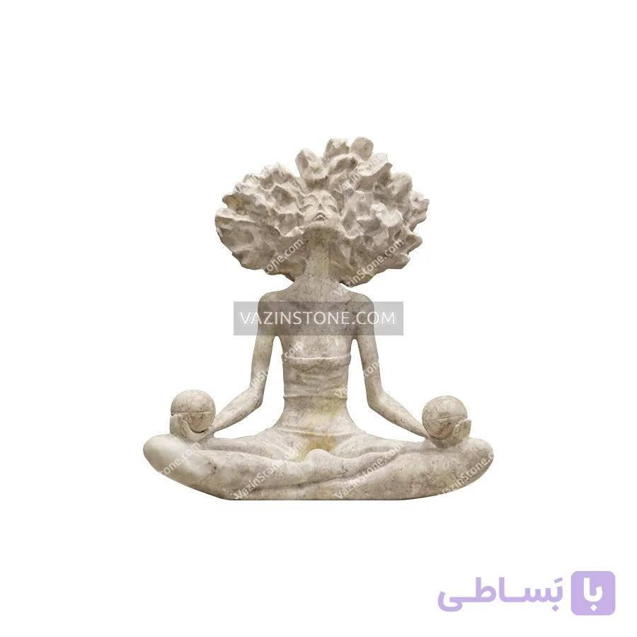 مجسمه سنگی چراغ دار وردیس — تصویر 1