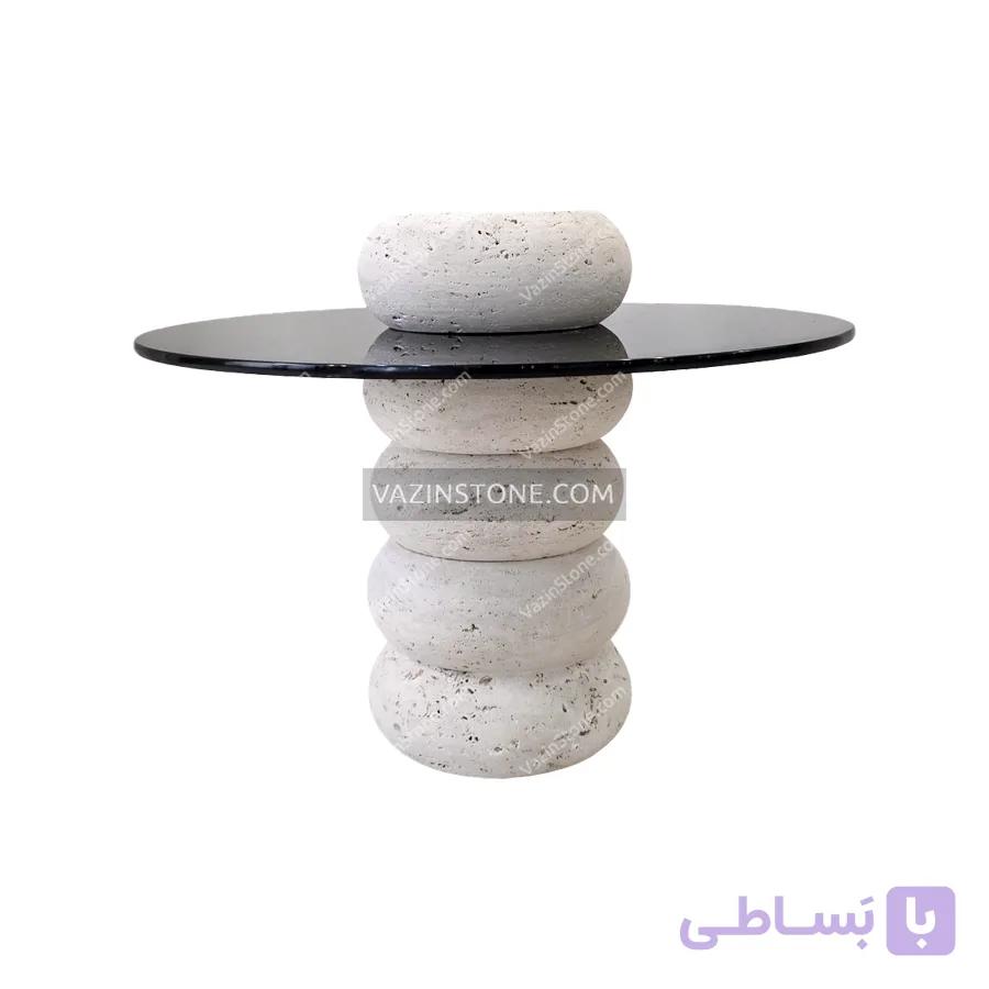 میز عسلی سنگ چین — تصویر 1