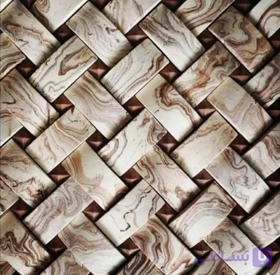 سنگ مصنوعی مدل حصیری دگمه