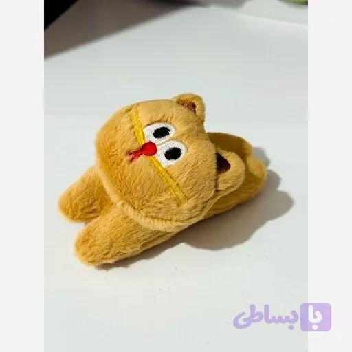 گیره مو تق تقی عروسکی پیشول خوابیده چشم قولومبه کپلی بامزه کیوت فانتزی مناسب کادو هدیه