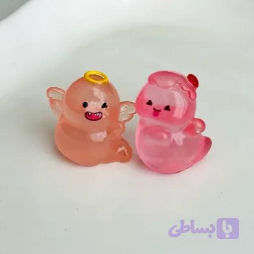 فینگیل دایناسور گوگولی خنگول توت فرنگی شب تاب روداشبوردی اورجینال پارداتی شبتاب کیوت فانتزی کوچک بند انگشتی