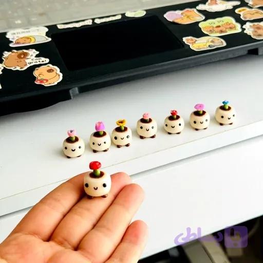 روداشبوردی شب تاب فانتزی کیوت فیگور شبتاب گلدون پینترستی انواع گل های بهاریی و قارچ کیوت مناسب کادو هدیه