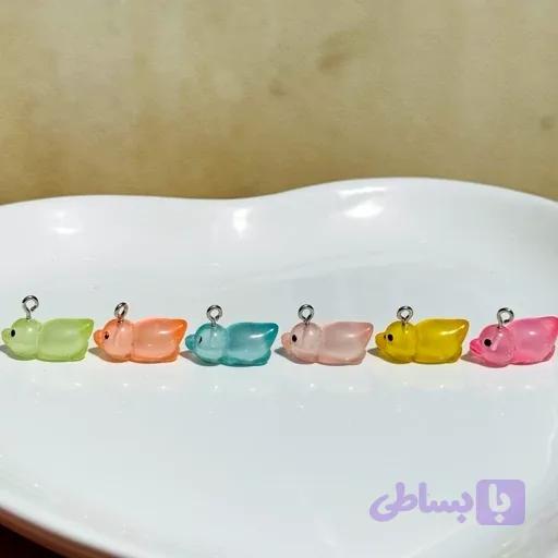 فینگیل جوجه اردک خسته شبتاب وارداتی اورجینال روداشبوردی شب تاب کوچولو مینی بند انگشتی فیگور مینی