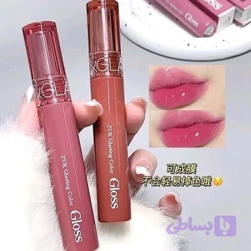رژ خیس کره ای دوپ رومند لیپگلاس شفاف براق فانتزی کیوت پینترستی مناسب کادو هدیه فوق العاده خوشبو و شیک