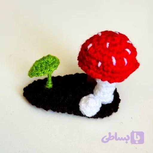 گیره مو قارچ و جوانه پینترستی فانتزی کیوت بسیار ناز و خاص مناسب کادو هدیه