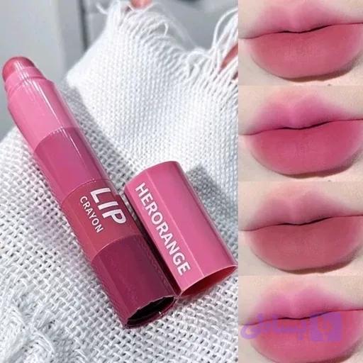 رژ گونه 4 طبقه صورتی لاو کیک مات فانتزی گوگولی پینترستی کیفی کوچک مینی مسافرتی رژلب مینی کیوت رژ و رژگونه طبقاتی