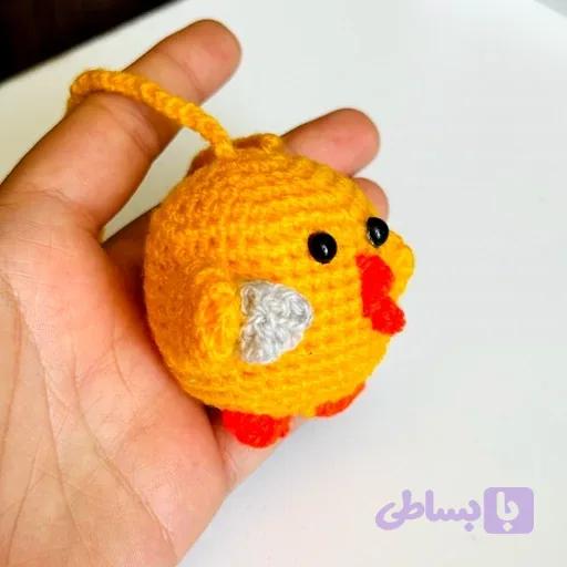 آویز ماشین جوجه چاقو کش آویز کیف چارم بگ گوگولی بامزه فانتزی پینترستی مناسب کادو هدیه