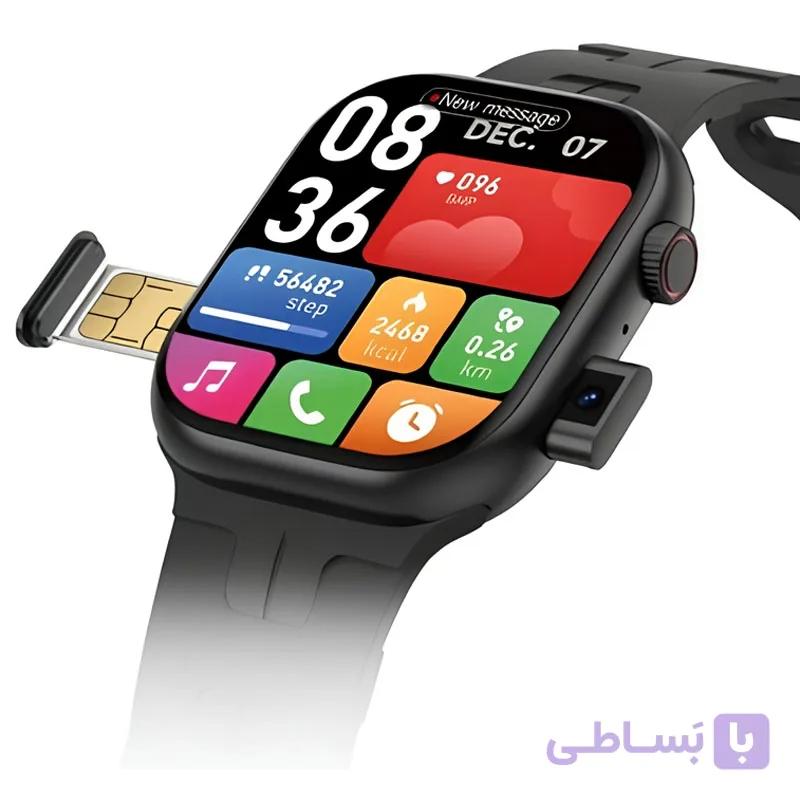 ساعت هوشمند سیم کارت خور مودیو اصل مدل Modio SM06 | به همراه ۳ جفت بند و دوربین مخفی + (گارانتی طلایی) — تصویر 1