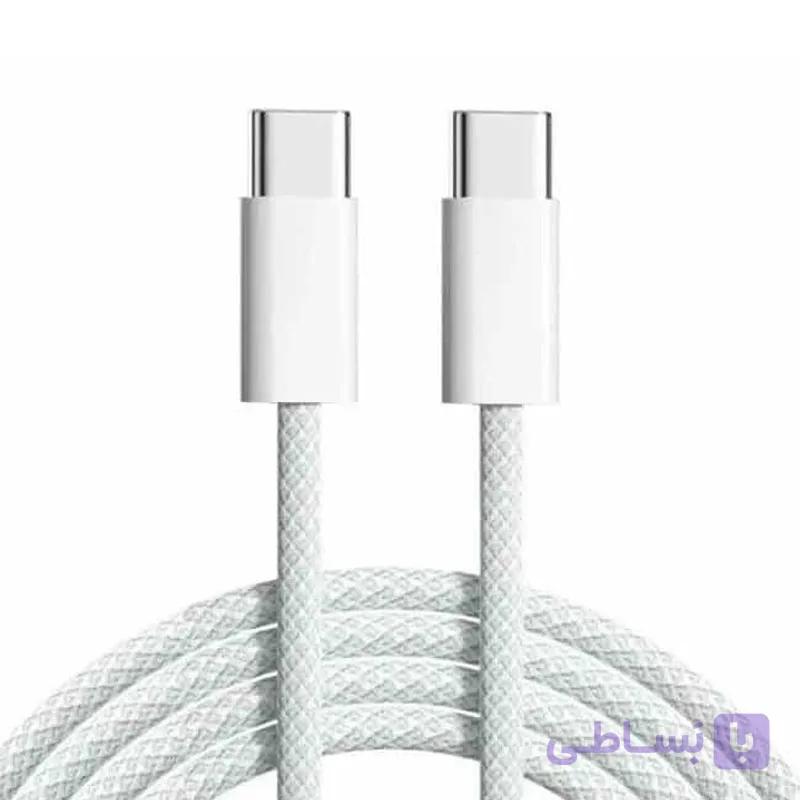 کابل تایپ سی اپل مدل 60W-C طول 1 متر + (گارانتی طلایی) — تصویر 1