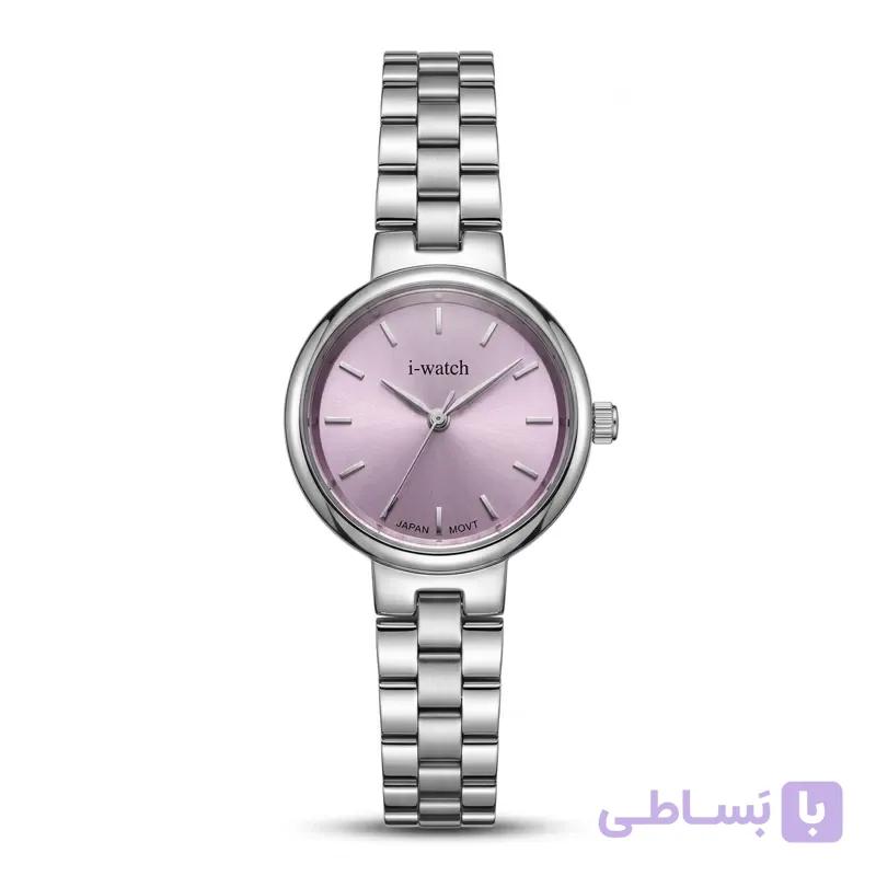 ساعت مچی زنانه آی واچ اورجینال ژاپن  نقره ای طلایی مدل 190301L — تصویر 1