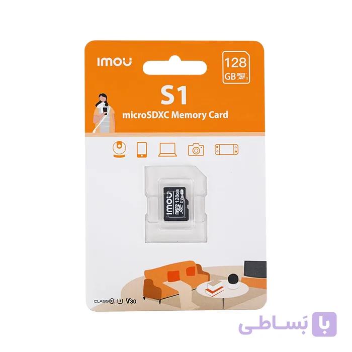 کارت حافظه microSD آیمو Imou مدل S1 ظرفیت 128 گیگابایت کلاس 10 استاندارد UHS-II U۳سرعت 100MBps — تصویر 1