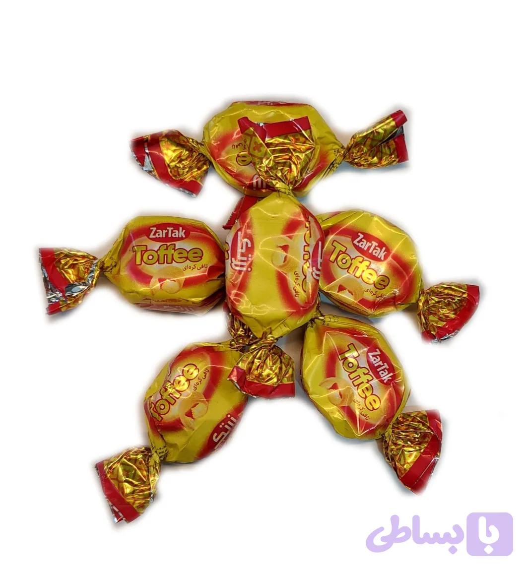 شکلات تافی زرتک کره ای ۱ کیلوگرم — تصویر 1