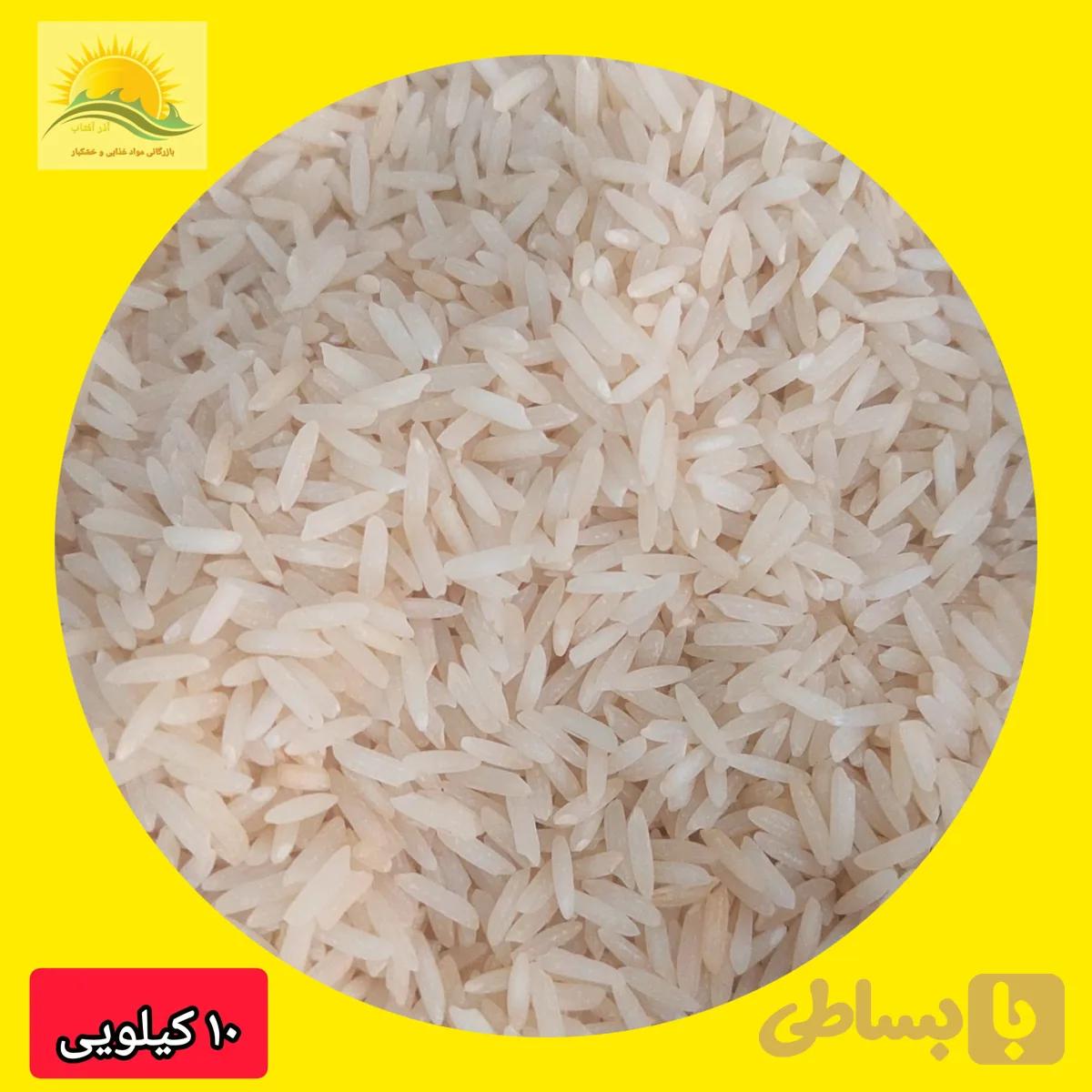 برنج دودی قلمی درجه یک ۱۰ کیلوگرم — تصویر 1