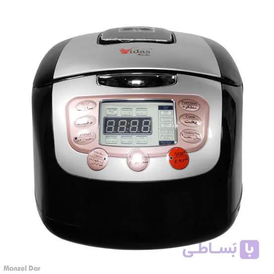 ‏پلوپز دیجیتال ویداس مدل VIR-5407 مشکی نقره ای