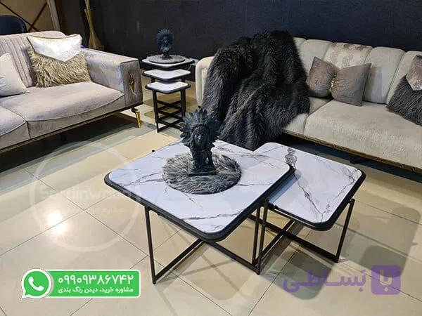 میز جلو مبلی فلزی مدل پانیذ — تصویر 1