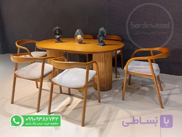 میز ناهار خوری مدرن مدل لوکاس — تصویر 1