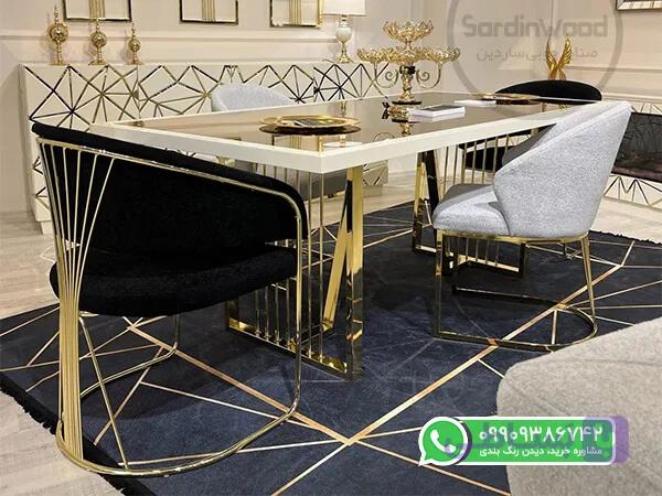 میز ناهار خوری مدرن مدل مرسده — تصویر 1