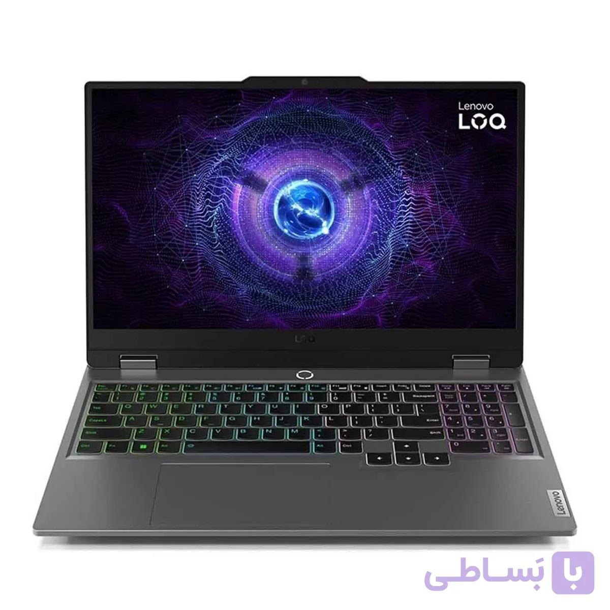 لپ تاپ لنوو 15.6 اینچی FHD مدل Intel i5 – LOQ 15IAX9E رم 16GB حافظه 512GB SSD گرافیک RTX3050 (خاکستری) — تصویر 1