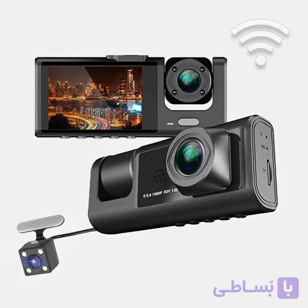 دوربین ثبت وقایع سه لنز وای فای