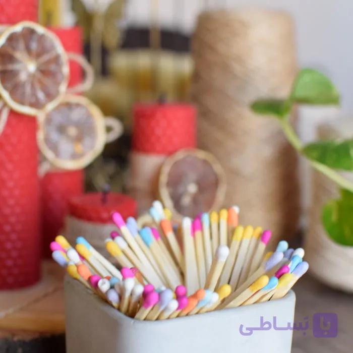 بسته کبریت رنگی بلند کارتنی سارموم