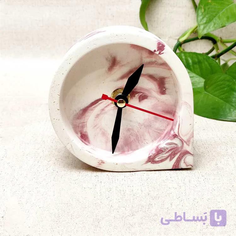 ساعت رومیزی بتنی سارموم — تصویر 1