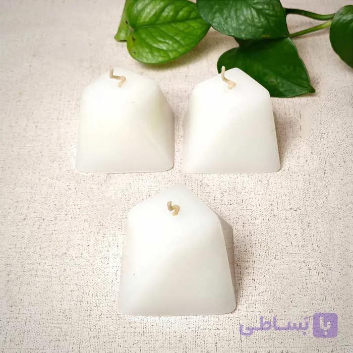 شمع پارافینی طرح مخروطی