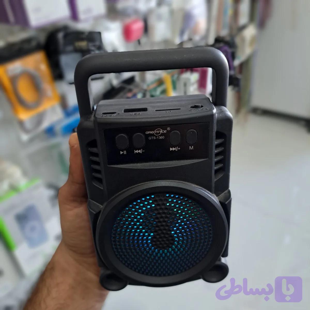 اسپیکر بلوتوثی قابل حمل GRECIYTNICE مدلGTS-1360 — تصویر 1