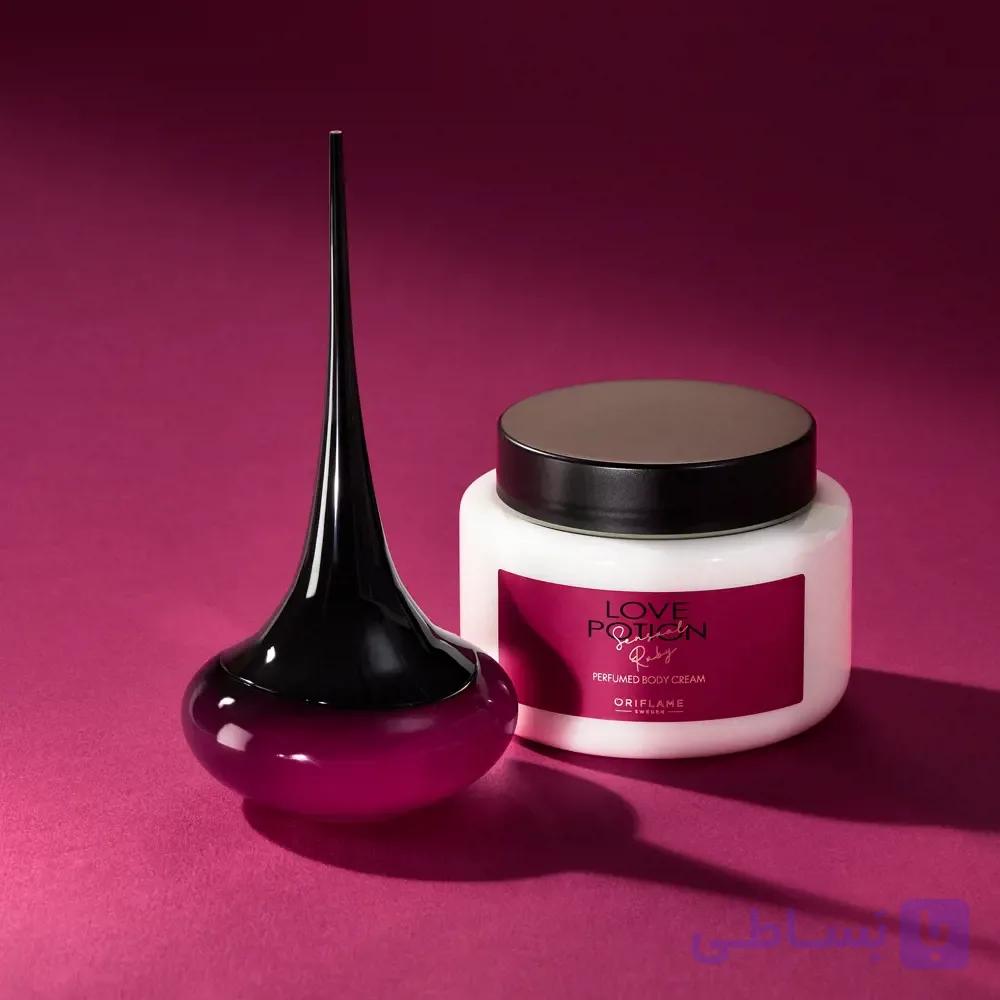 کرم بدن عطری لاوپوشن سنشوال روبی Love Potion Sensual Ruby Perfumed Body Cream — تصویر 1